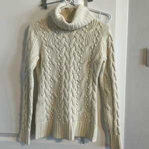 Banana Republic Braided Turtleneck Sweater